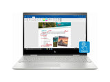 HP ENVY x360 2-in-1 15.6"FHD Touch-Screen Laptop|8th Intel Core i5|8GB Memory|256GB Solid State Drive| HD Webcam| Fingerprint Reader| Windows 10| Natural Silver
