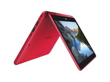 Flagship Dell Inspiron 11.6" Business 2 in 1 HD Touchscreen Laptop/AMD Dual-Core A9-9420e /8GB DDR4 /128GB SSD/ AMD Radeon R5/ MaxxAudio /Bluetooth/ Webcam/ Win 10/Red