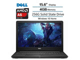 Newest Dell Flagship Inspiron 15.6" (1366x768) HD Laptop, AMD A6-9200 accelerated Processor, AMD Radeon R4 Graphics, 4GB DDR4 SDRAM, 256 Solid State Drive(SSD), Windows 10, Webcam, DVD-RW