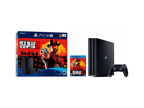 2018 Release Sony PlayStation 4 Pro 1TB Red Dead Redemption 2 Console Bundler | PlayStation 4 Pro Console|1TB Storage|4K TV gaming |DualShock 4 Wireless Controller|Red Dead Redemption 2| Jet Black