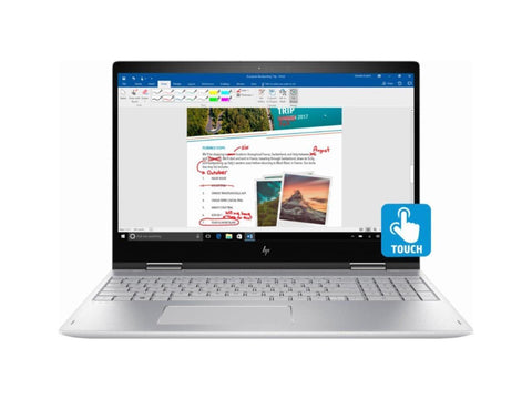 2018 Newest HP ENVY x360  2-in-1 Convertible Micro-Edge 15.6" TouchScreen  Laptop PC | 8th Intel Core i5 8250U | 12GB RAM | Quad-Core | 500G SSD | Backlit keyboard | FHD IR camera | Win 10