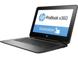 HP ProBook x360 Convertible Flagship 11.6" HD Touchscreen WLED-backlit Laptop | Intel Celeron N3450 Quad-Core | 4GB RAM | 64GB eMMC | HD Webcam |Active Pen | 64GB Card with Adapter | Windows 10 S