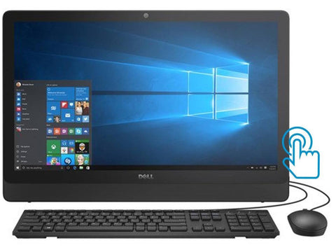 2018 Flagship Dell Inspiron 23.8" All-in-One Full HD IPS Touchscreen Desktop Intel Pentium Quad Core J3710  8GB RAM 1TB HDD DVDRW MaxxAudio 801.22ac Bluetooth Webcam Win 10 Include keyboard and mouse